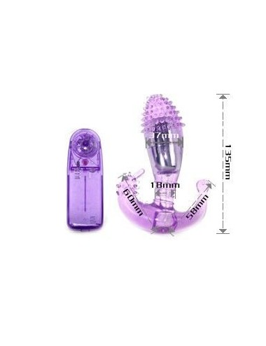 BAILE - FLIEDERFARBENER VAGINAL UND ANALSTIMULATOR MIT VIBRATION