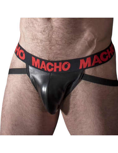 MACHO - MX25RC JOCK ROTES LEDER M