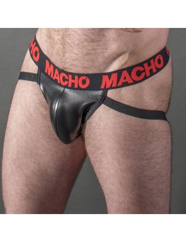 MACHO - MX25RC JOCK ROTES LEDER M