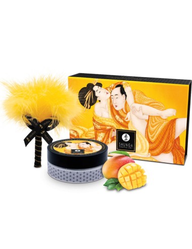 SHUNGA - ESSBARES MASSAGEPULVER-SET MANGO