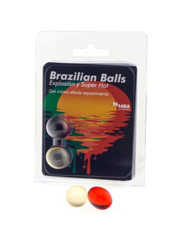 TALOKA - 2 BRASILIANISCHE KUGELN SUPER HOT EFFECT AUFREGENDES GEL