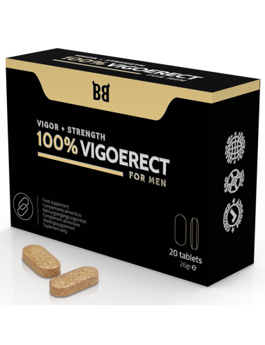 BLACK BULL - 100 % VIGOERECT VIGOR + STÄRKE FÜR MÄNNER 20 TABLETTEN