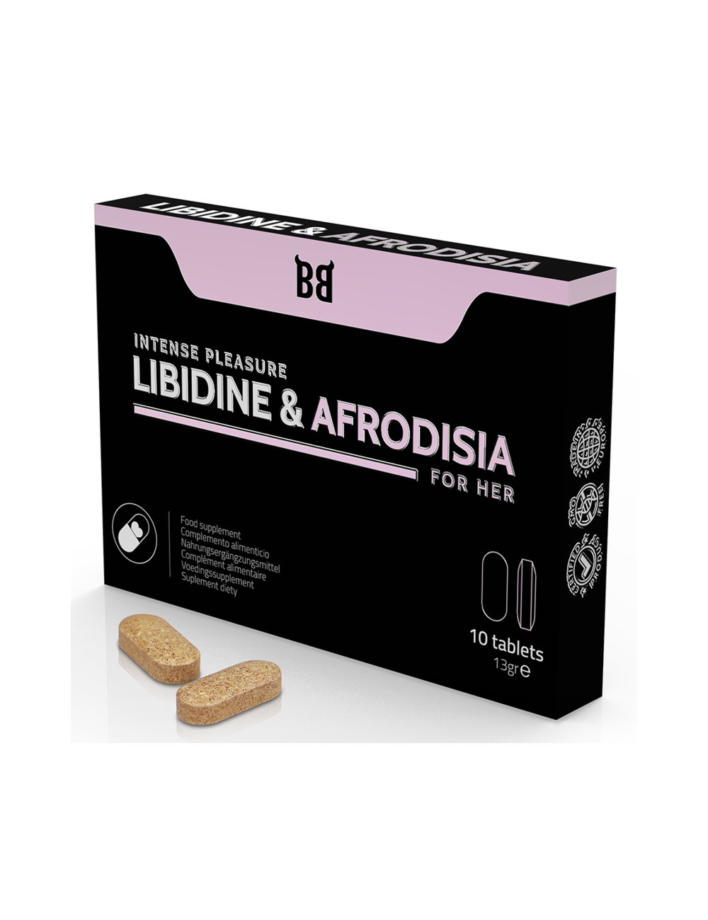 BLACK BULL - LIBIDINE & AFRODISIA INTENSIVES VERGNÜGEN FÜR SIE 10 TABLETTEN BLACK BULL - LIBIDINE & AFRODISIA INTENSIVES VERGNÜGEN FÜR SIE 10 TABLETTEN