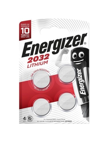 ENERGIZER BATTERIE LITHIUMKNOPF CR2032 3V 4 EINHEIT