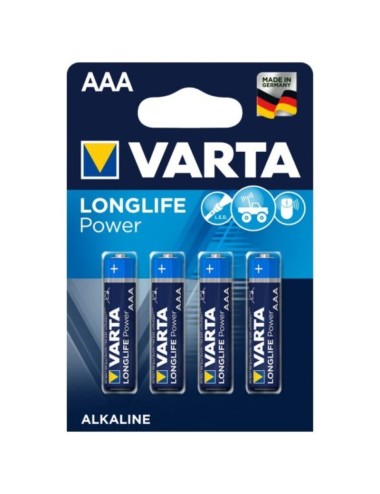 VARTA - LONGLIFE POWER ALKALIBATTERIE AAA LR03 4 EINHEIT