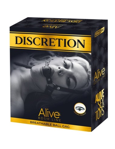 ALIVE  DISCRETION ATMUNGSAKTIVER GAG ROT