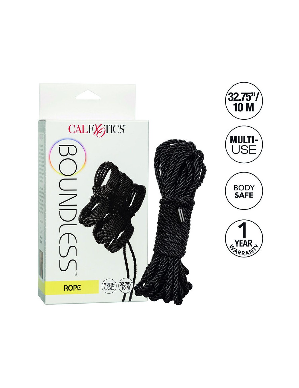 CALIFORNIA EXOTICS - BOUNDLESS SEIL 10M SCHWARZ CALIFORNIA EXOTICS - BOUNDLESS SEIL 10M SCHWARZ