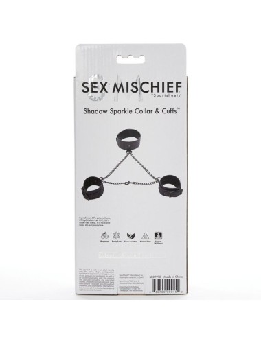SEX & MICHIEF - SHADOW SPARKLE KRAGEN UND MANSCHETTE