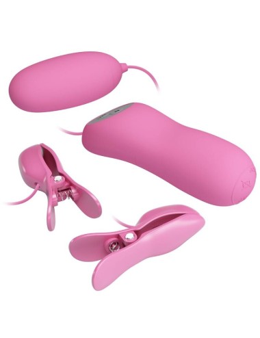 PRETTY LOVE - PINZETTE MIT VIBRATION UND ROSA ELETROSCHOCK