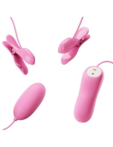 PRETTY LOVE - PINZETTE MIT VIBRATION UND ROSA ELETROSCHOCK