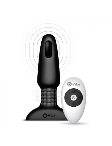 B-VIBE - RIMMING FERNBEDIENUNG ANAL PLUG 2 SCHWARZ