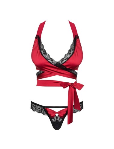 OBSESSIVE - SENSUELIA SET ZWEITEILIG ROT XXL