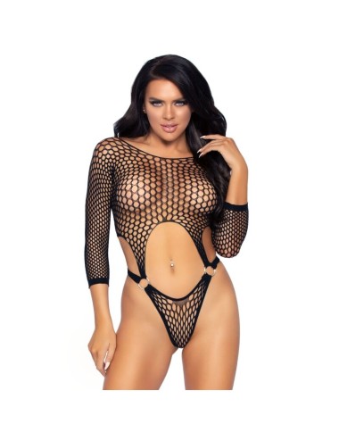 LEG AVENUE - TOP-BODYSUIT MIT TANGA-RÜCKEN