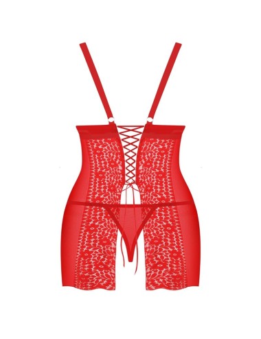 OBSESSIVE - BLOSSMINA CHEMISE UND TANGA 4XL/5XL