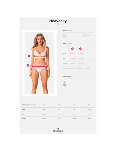 OBSESSIVE - HEAVENLLY-SET 2-TEILIG XL/XXL