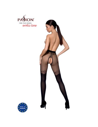 PASSION - TIOPEN 012 SCHWARZE STRUMPFHOSE 3/4 20/40 DEN