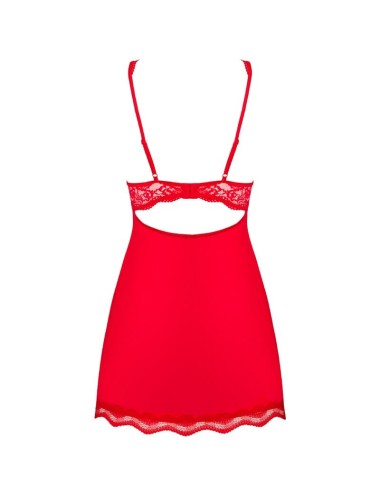 OBSESSIVE - LUVAE BABYDOLL & TANGA RED S/M