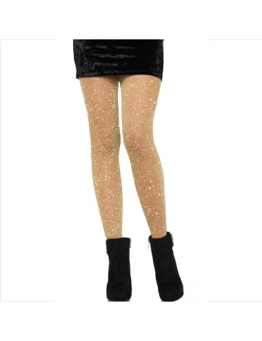 LEG AVENUE - TRANSPARENTE STRUMPFHOSE GOLDEN