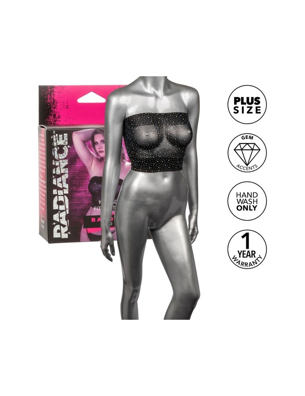 RADIANCE - BANDEAU TOP RHINE PLUS SIZE