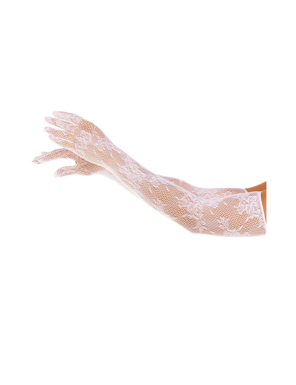 LEG AVENUE - HANDSCHUHE MIT ROTEN BLUMEN LEG AVENUE - HANDSCHUHE MIT ROTEN BLUMEN
