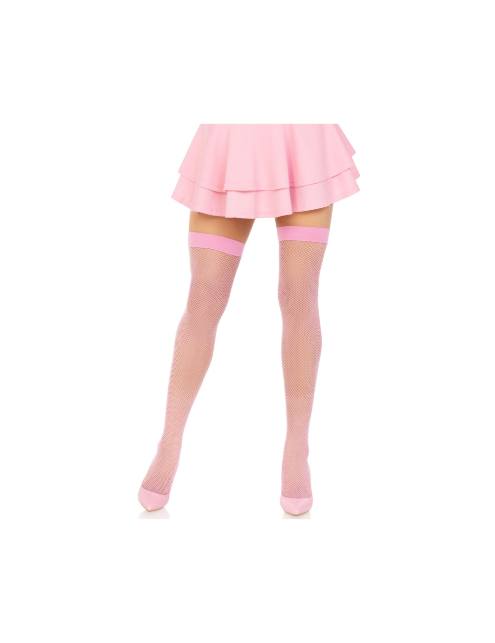 LEG AVENUE - FISCHNETZ-OBERENSTRÜMPFE ROSA LEG AVENUE - FISCHNETZ-OBERENSTRÜMPFE ROSA