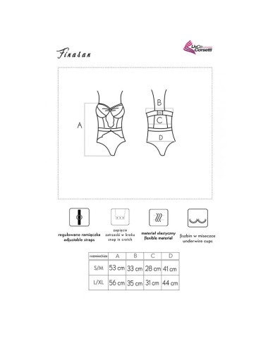 LIVCO CORSETTI FASHION - FINASAN LC 90632 KÖRPER SCHWARZ L/XL