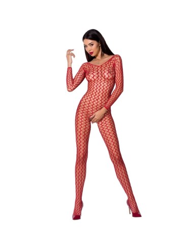 PASSION WOMAN BS068 BODYSTOCKING - ROTE EINE GRÖSSE