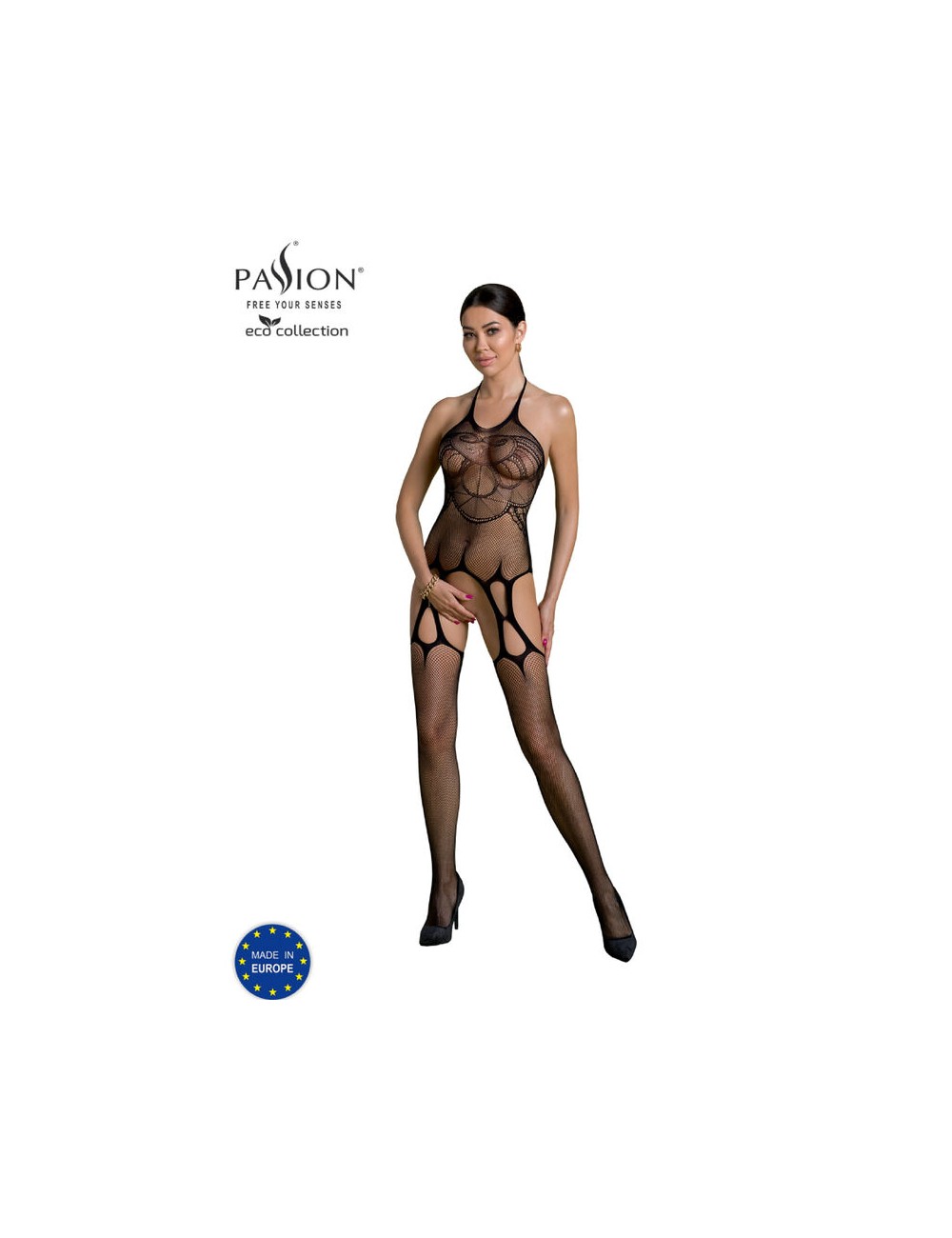 PASSION - ECO COLLECTION BODYSTOCKING ECO BS002 SCHWARZ PASSION - ECO COLLECTION BODYSTOCKING ECO BS002 SCHWARZ