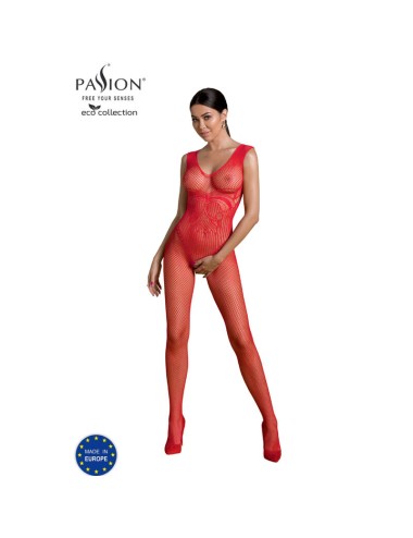 PASSION - ECO COLLECTION BODYSTOCKING ECO BS003 ROT