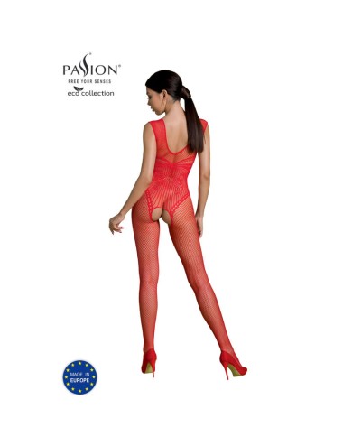 PASSION - ECO COLLECTION BODYSTOCKING ECO BS003 ROT