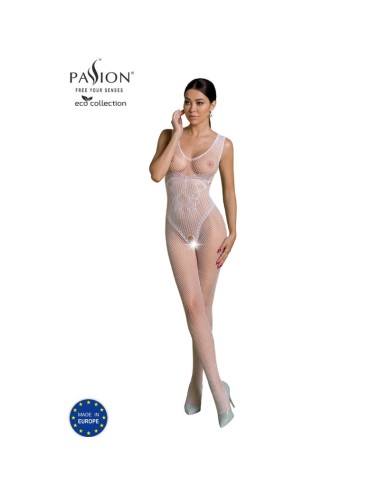 PASSION - ECO COLLECTION BODYSTOCKING ECO BS003 WEISS