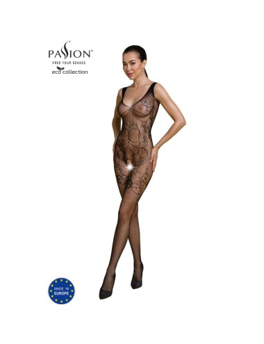 PASSION - ECO COLLECTION BODYSTOCKING ECO BS012 SCHWARZ
