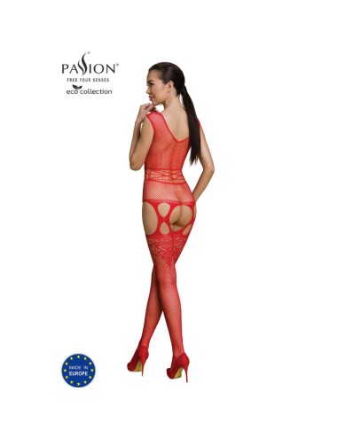 PASSION - ECO COLLECTION BODYSTOCKING ECO BS014 ROT