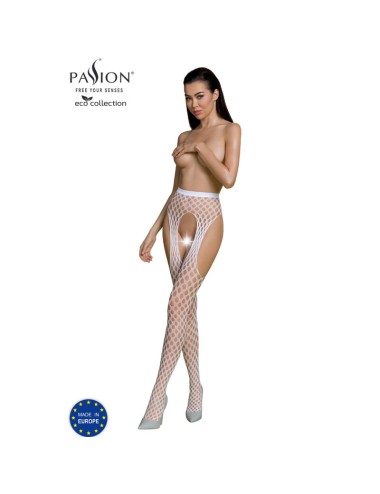 PASSION - ECO COLLECTION BODYSTOCKING ECO S003 WEISS