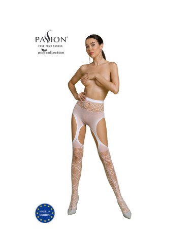 PASSION - ECO COLLECTION BODYSTOCKING ECO S005 WEISS