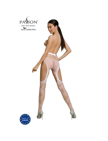 PASSION - ECO COLLECTION BODYSTOCKING ECO S005 WEISS