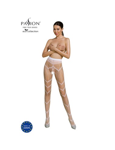 PASSION - ECO COLLECTION BODYSTOCKING ECO S006 WEISS