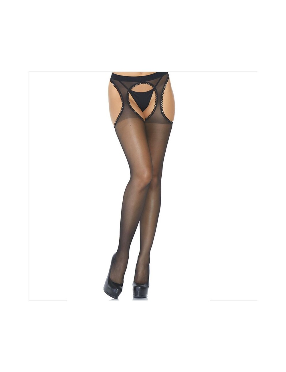 LEG AVENUE - TRANSPARENTE STRUMPFSTRÜMPFE