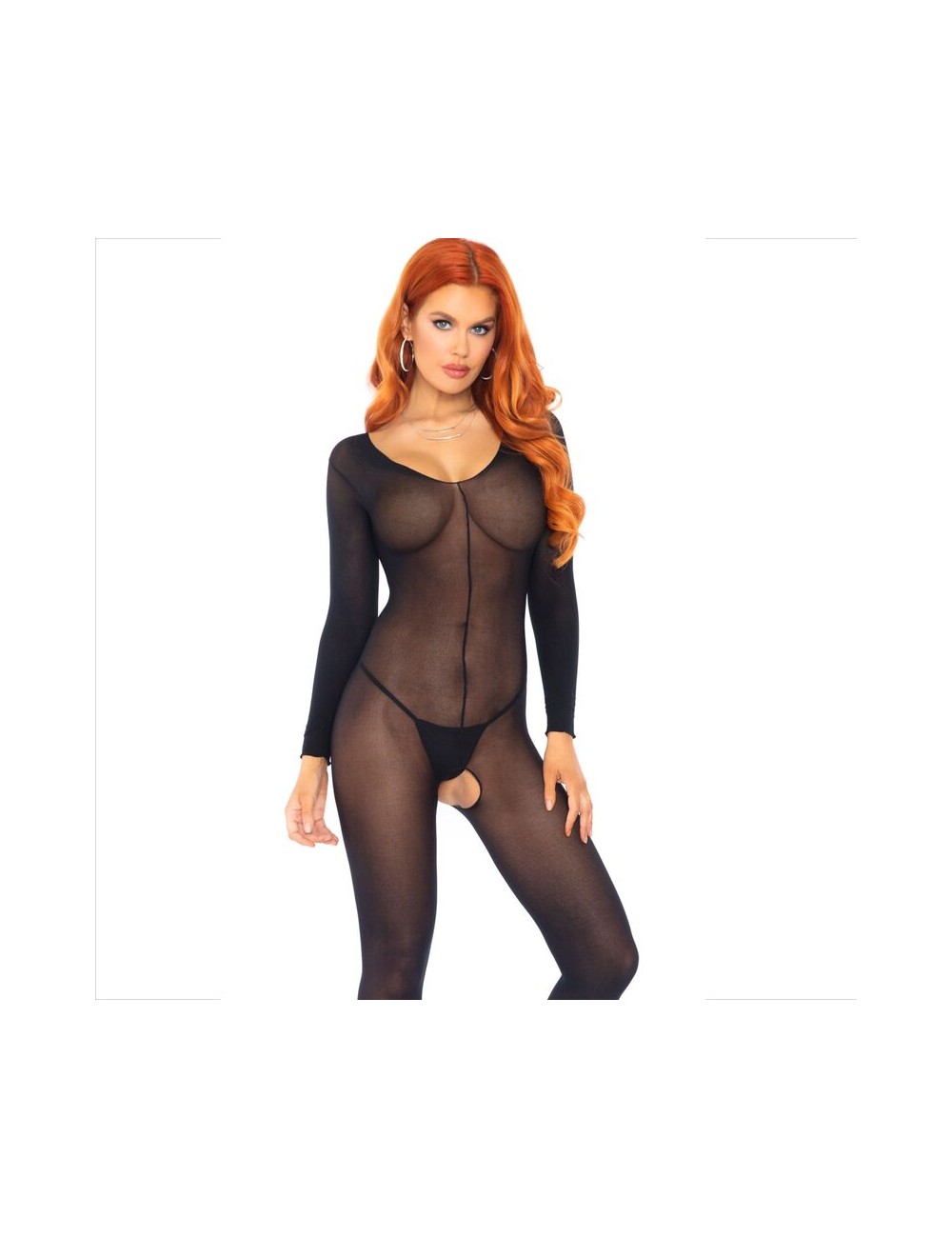 LEG AVENUE - BODYSTOCKING LANGARM SCHWARZ LEG AVENUE - BODYSTOCKING LANGARM SCHWARZ