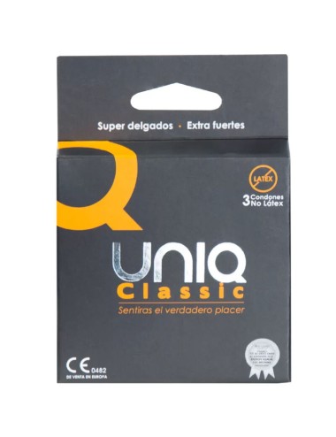 UNIQ - CLASSIC LATEXFREIE KONDOME 3 EINHEITEN