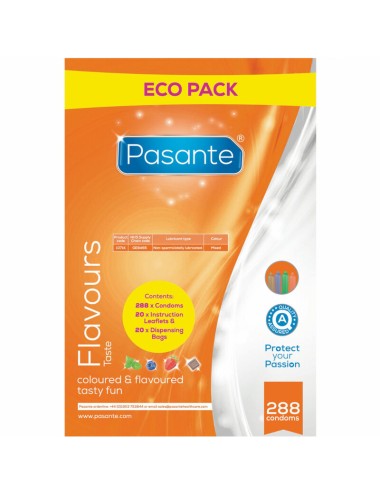 PASANTE - KONDOME ECO PACK AROMEN BEUTEL 288 EINHEITEN