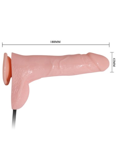 BAILE - AUFBLASBARER REALISTISCHER DILDO MIT SAUGNÄPFEN 15 CM