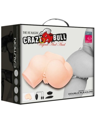 CRAZY BULL - HINTERN MIT REALISTISCHER VAGINA UND ANUS UND VIBRATION