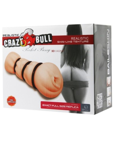 CRAZY BULL - VAGINA MASTURBATOR MIT RINGEN