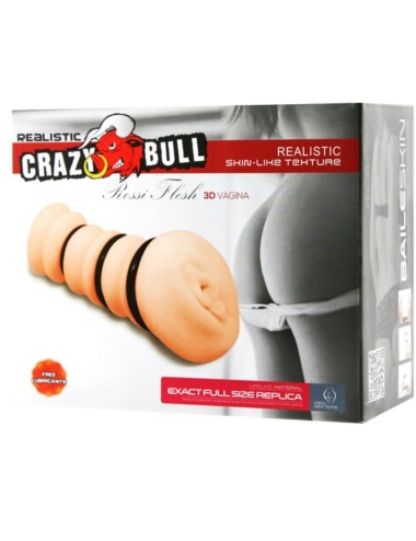 CRAZY BULL - MASTURBADOR MIT RINGEN VAGINA MODELL 2