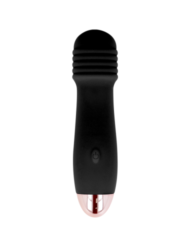 DOLCE VITA AUFLADBARER VIBRATOR DREI SCHWARZ 7 GESCHWINDIGKEIT