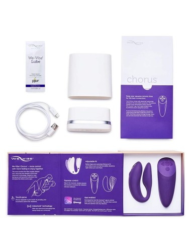 WE VIBE CHORUS COUPLES VIBRATOR MIT SQUEEZE-KONTROLLE ? LILA