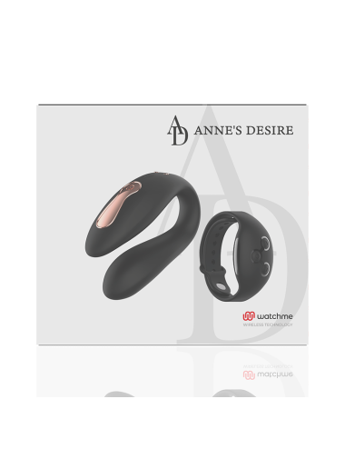 ANNE'S DESIRE - DUAL PLEASURE TECNOLOG A WATCHME BLACK