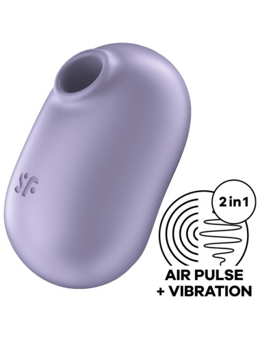 SATISFYER PRO TO GO 2 DOUBLE AIR PULSE STIMULATOR & VIBRATOR ? VIOLETT