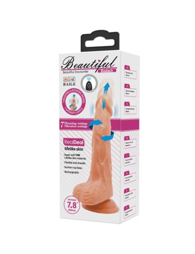 BAILE - BODACH REALISTISCHER VIBRATOR MIT FERNBEDIENUNGSSAUGNAPF